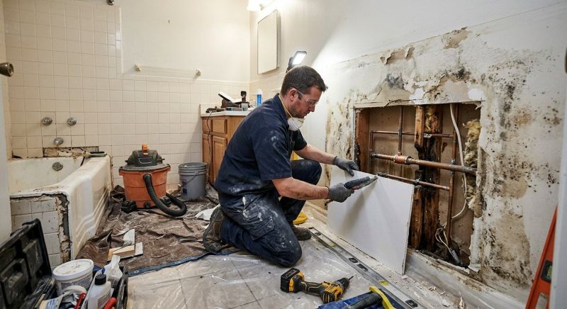 Bathroom Water Damage Repair in Santa Rosa, CA